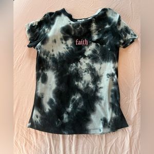 faith tie dyed top